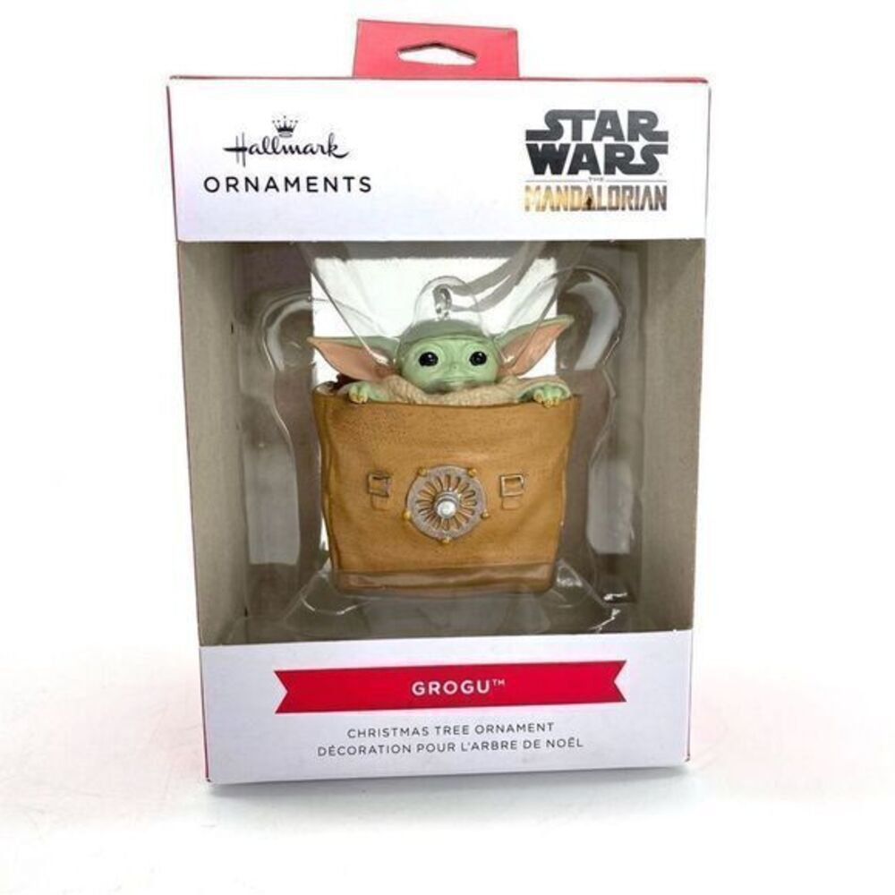 Hallmark Star Wars: The Mandalorian Grogu Baby Yoda Ornament New